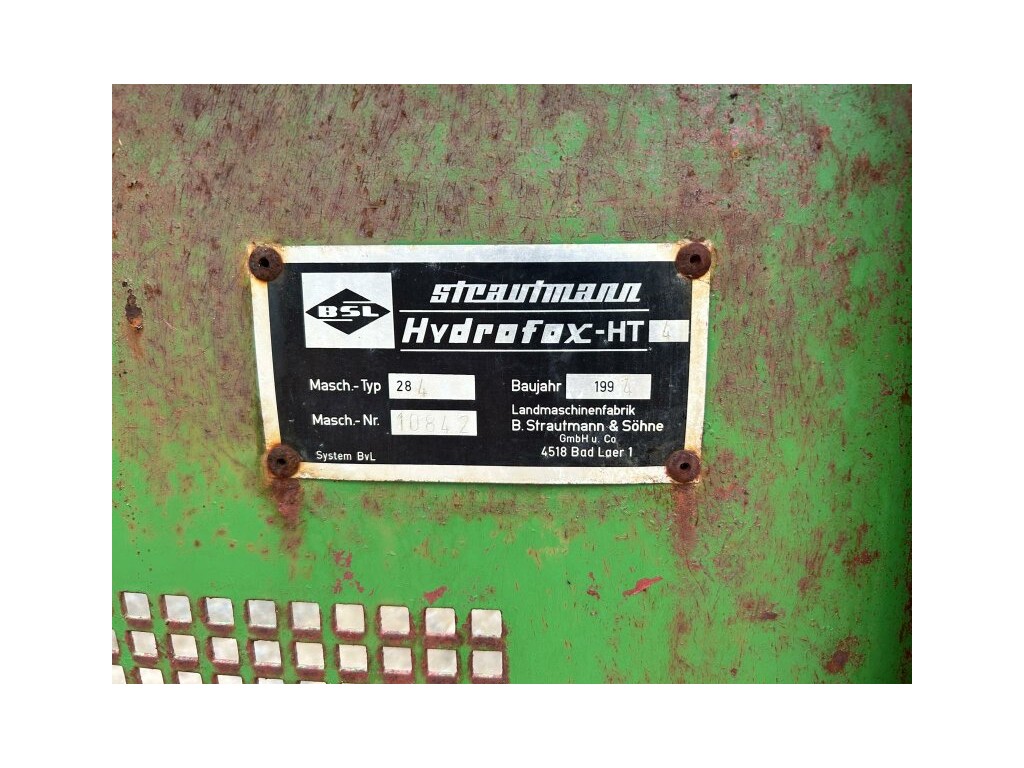 DESENSILADORA CLIENTE STRAUTMANN CON POTRO US 3091