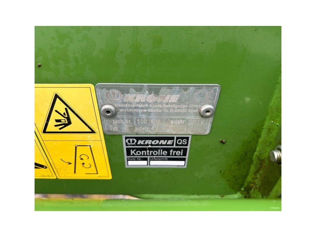 RASTRILLO HILERADOR KRONE SWADRO42 US 3128